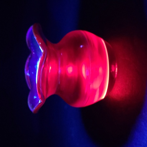 Vintage Iridescent Art Glass Toothpick Holder - Picture 14 of 16